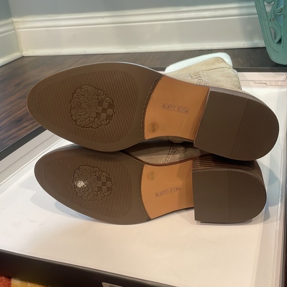 NEW Vince Camuto KREESELL Over The Knee Riding Boot Taupe Notch Verona Sz 6M - Picture 6 of 13